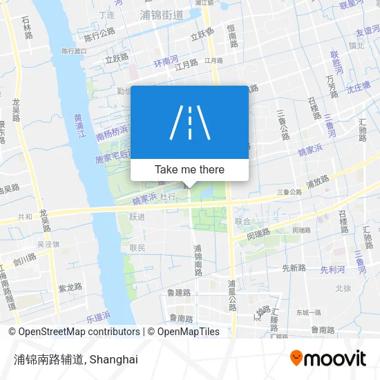 浦锦南路辅道 map