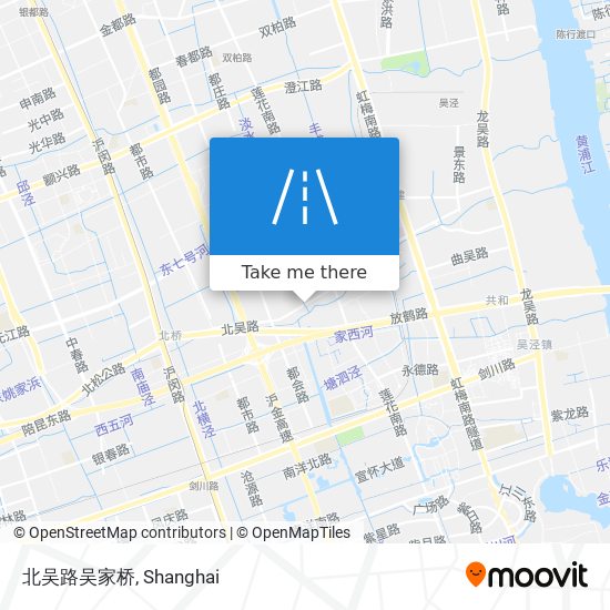 北吴路吴家桥 map