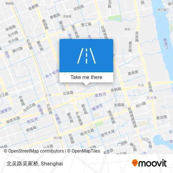 北吴路吴家桥 map