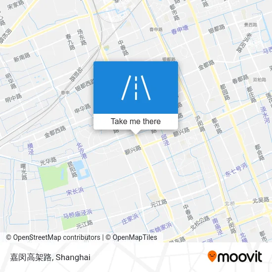 嘉闵高架路 map