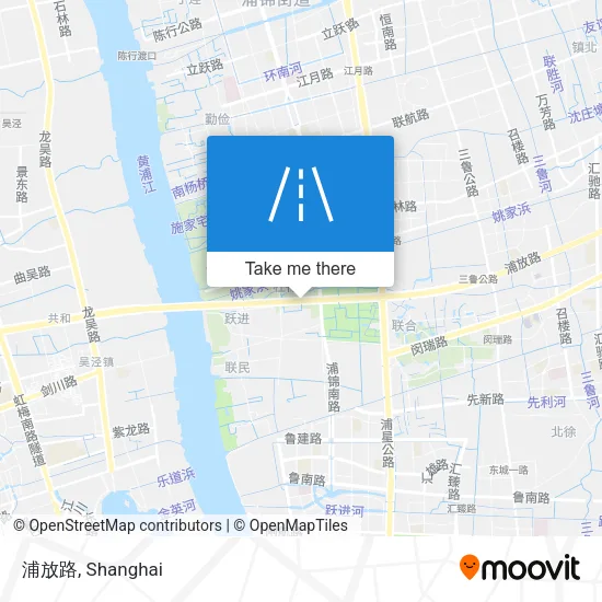 浦放路 map