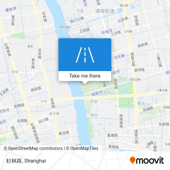 杉林路 map