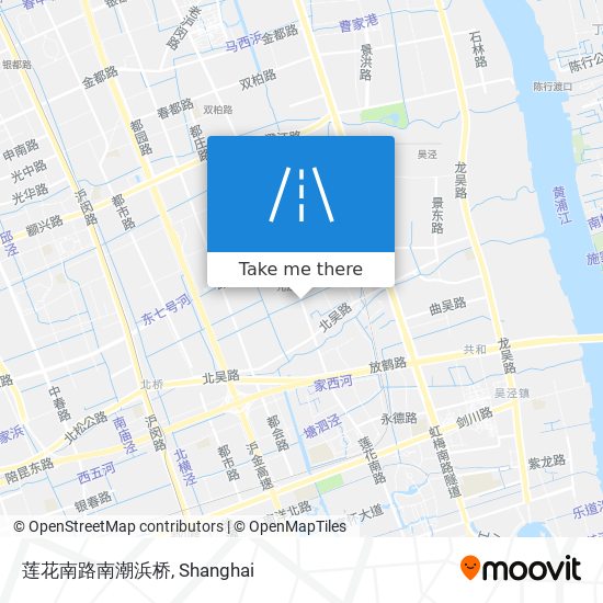 莲花南路南潮浜桥 map