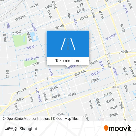 华宁路 map
