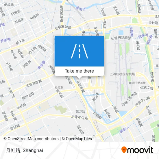 舟虹路 map