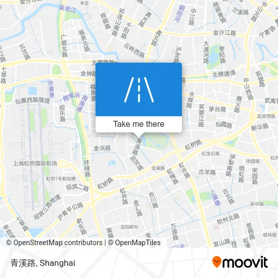 青溪路 map