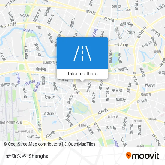 新渔东路 map