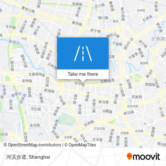 河滨步道 map