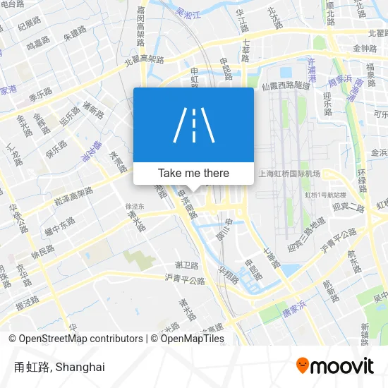 甬虹路 map