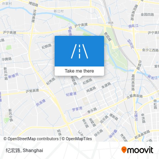 纪宏路 map