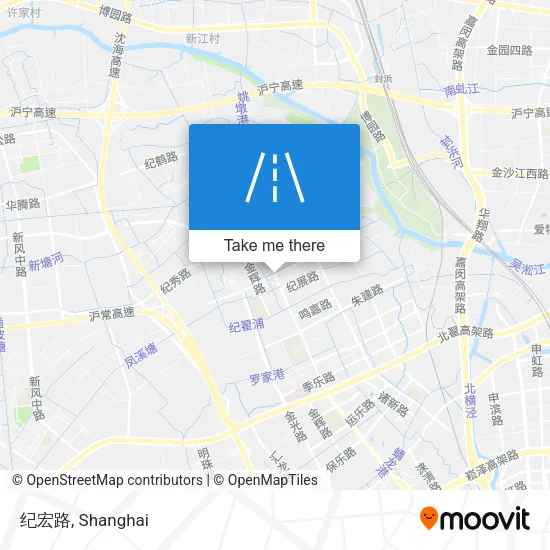 纪宏路 map