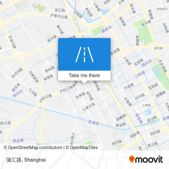 蒲汇路 map