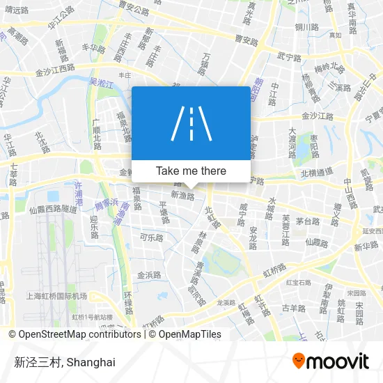 新泾三村 map