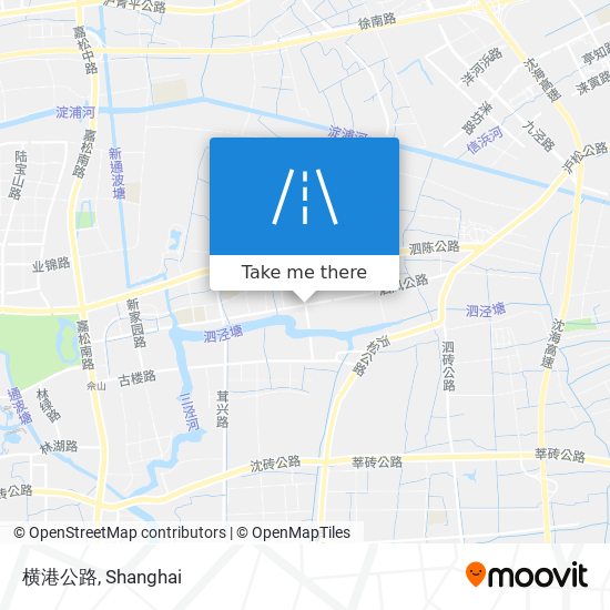 横港公路 map