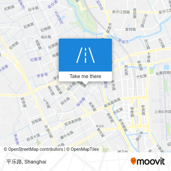 平乐路 map