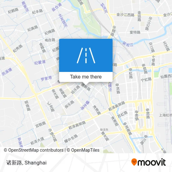 诸新路 map