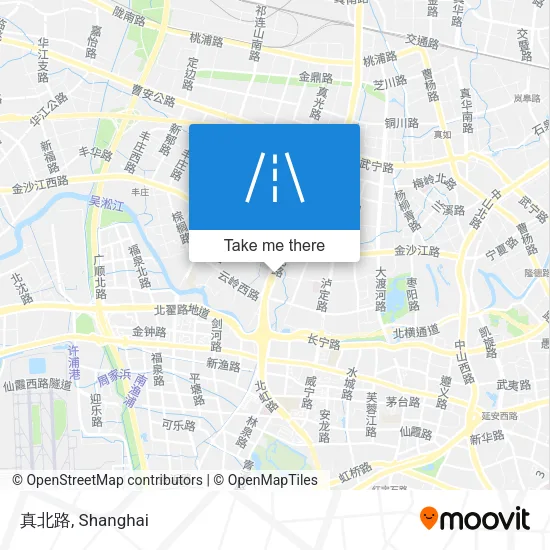 真北路 map