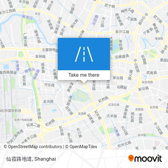 仙霞路地道 map