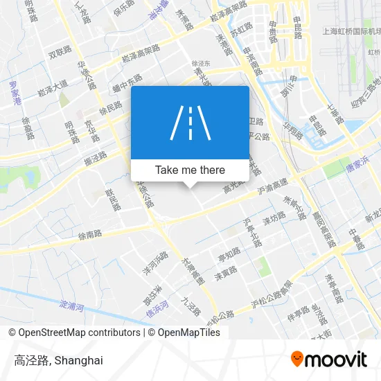 高泾路 map