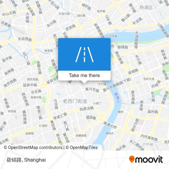 昼锦路 map