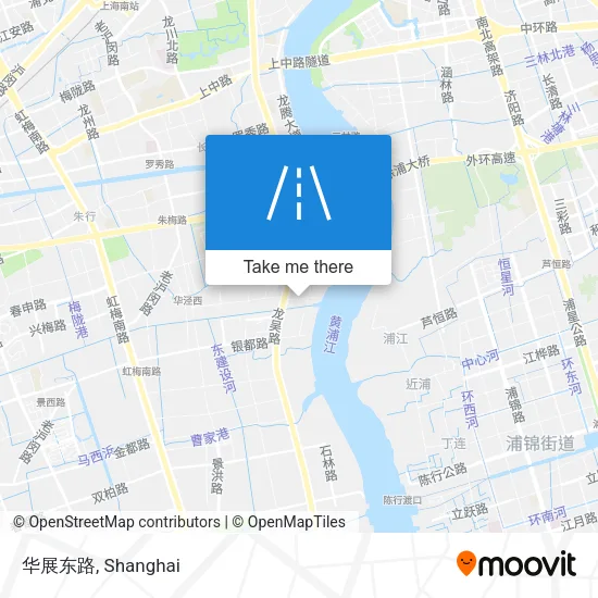 华展东路 map