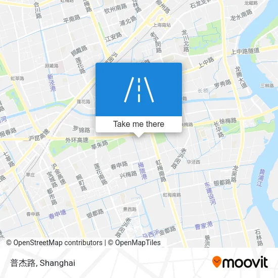 普杰路 map