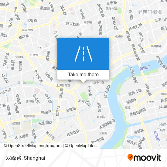 双峰路 map