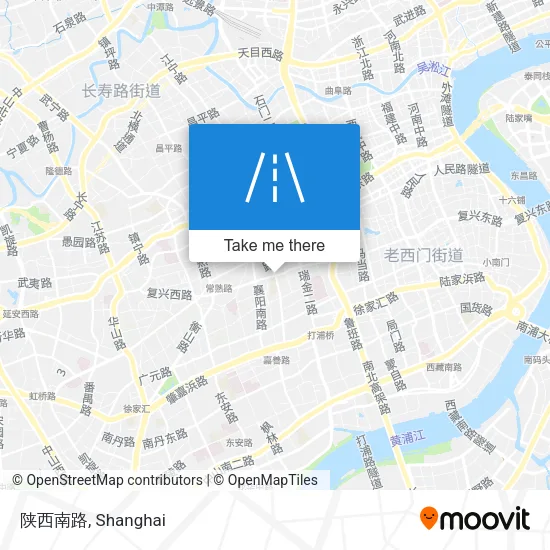 陕西南路 map
