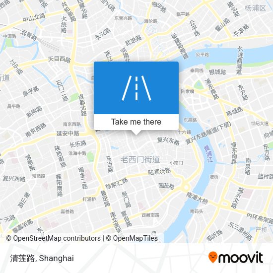 清莲路 map