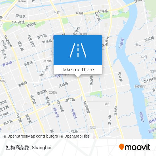 虹梅高架路 map