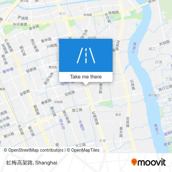 虹梅高架路 map