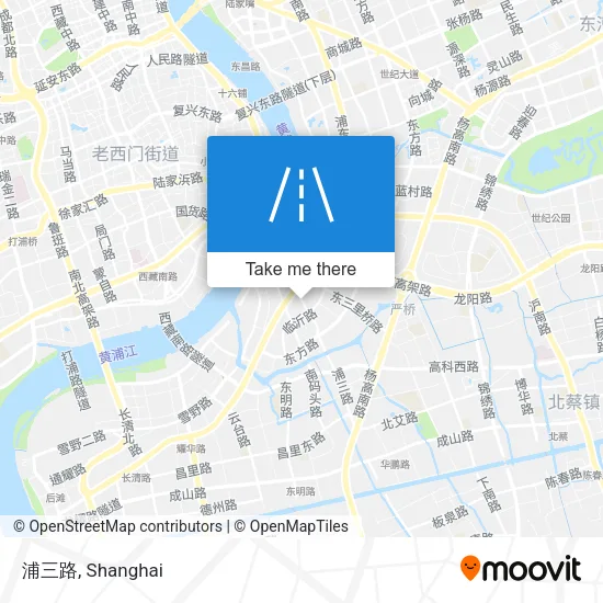 浦三路 map