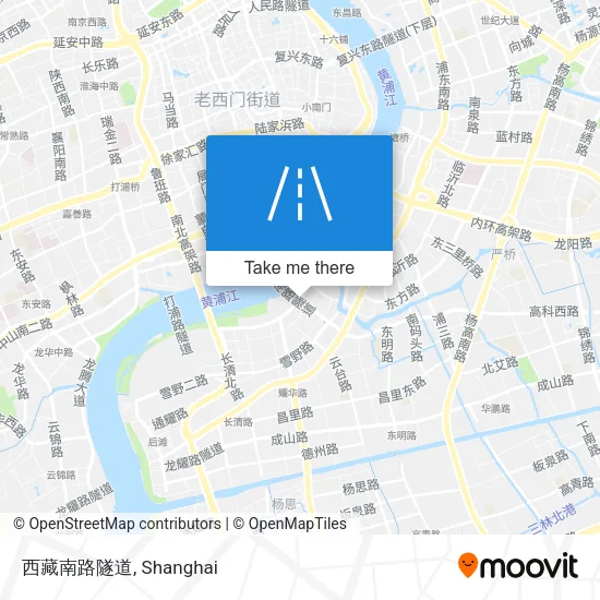 西藏南路隧道 map