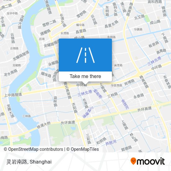 灵岩南路 map