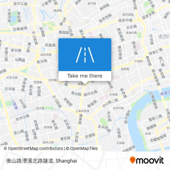 衡山路漕溪北路隧道 map