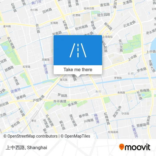 上中西路 map