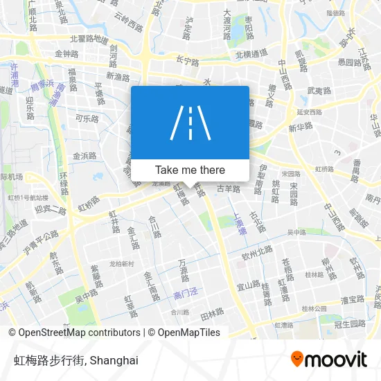 虹梅路步行街 map