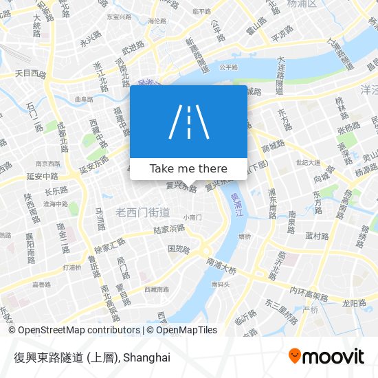 復興東路隧道 (上層) map