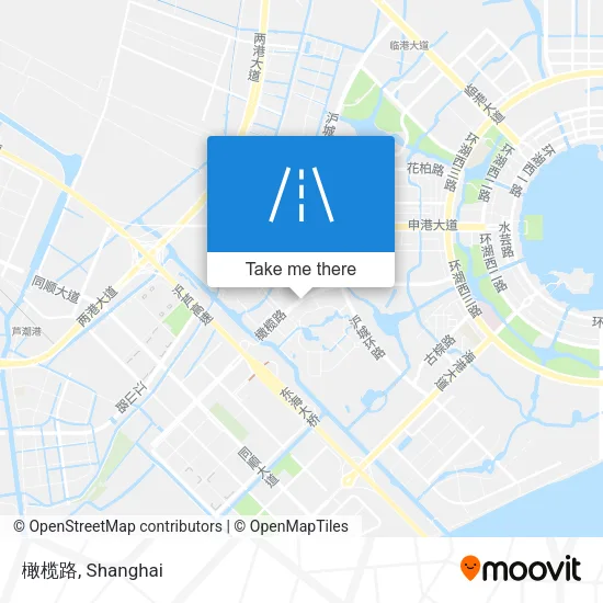 橄榄路 map