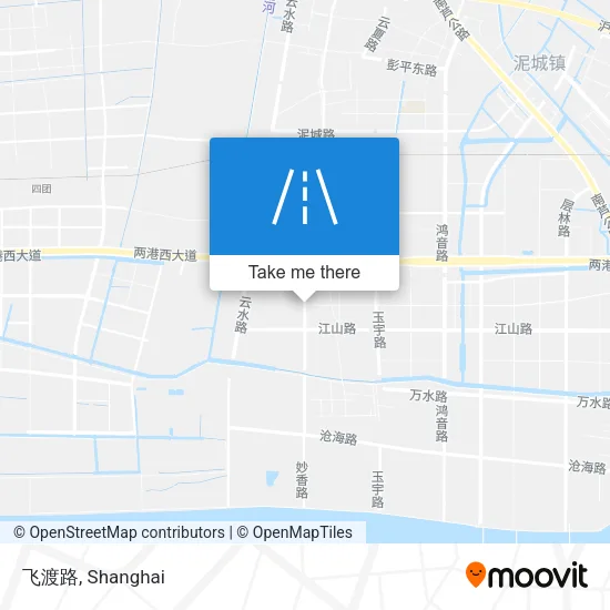 飞渡路 map