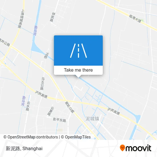 新泥路 map