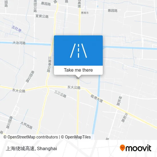 上海绕城高速 map