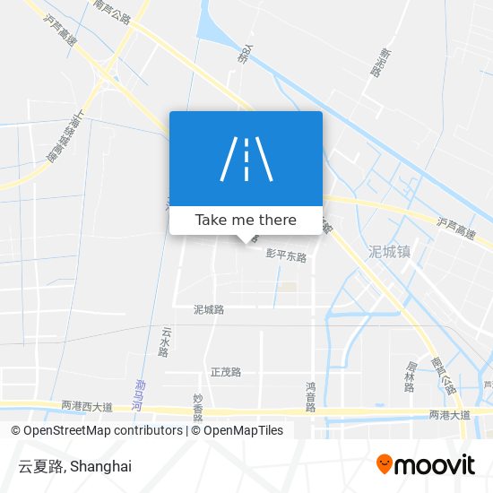 云夏路 map