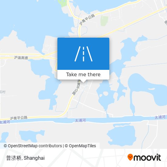 普济桥 map