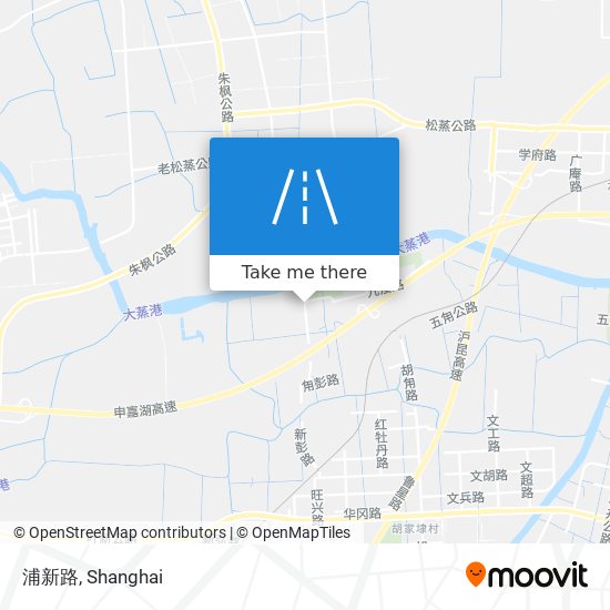 浦新路 map