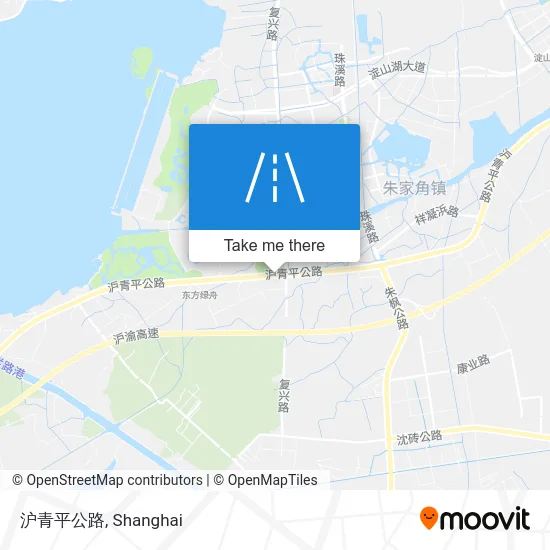 沪青平公路 map