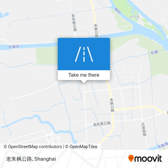 老朱枫公路 map