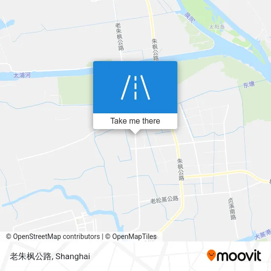 老朱枫公路 map