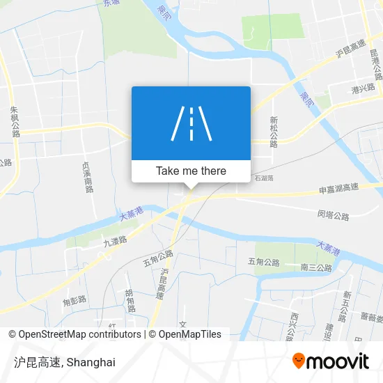 沪昆高速 map