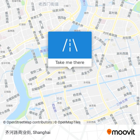 齐河路商业街 map